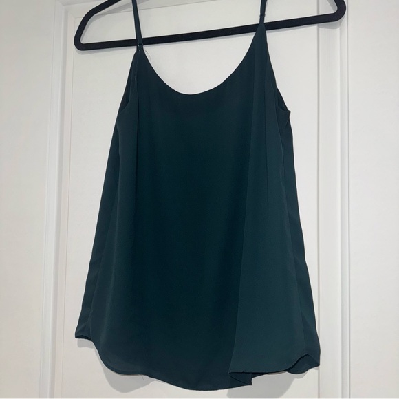 Aritzia Babaton Dark Green Everly Camisole Tank Top - Picture 4 of 4